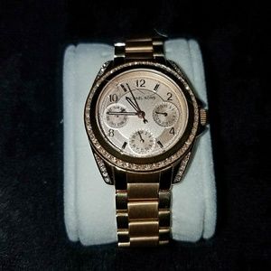 MK rose gold women's watch